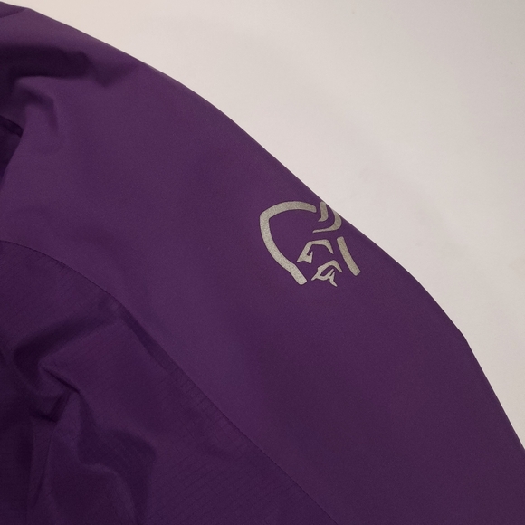 Norrona Falketind GORE-TEX Pac-lite Shell Jacket Men's XXL 2XL Purple EUC! - Picture 6 of 16